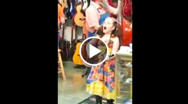 A Little Girl Starts Singing In A Flea Market. What Happens Next? JAW-DROPPING!