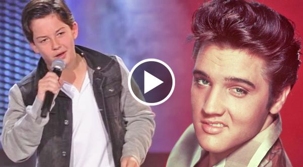 13-Year-Old German Boy Delivers Insane Elvis Tribute On 'The Voice'