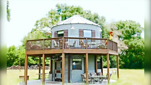 Old Grain Silo Is Turned Into 454-Square-Foot Tiny Home