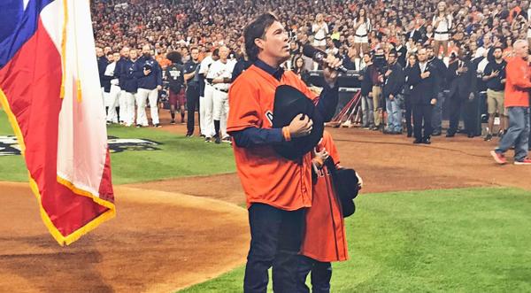 90s Country Star Performs National Anthem Before Historic World Series Game