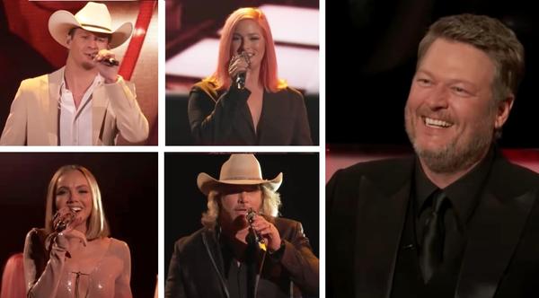 All 9 Of Blake’s “Voice” Winners Show Up For His Final Episode