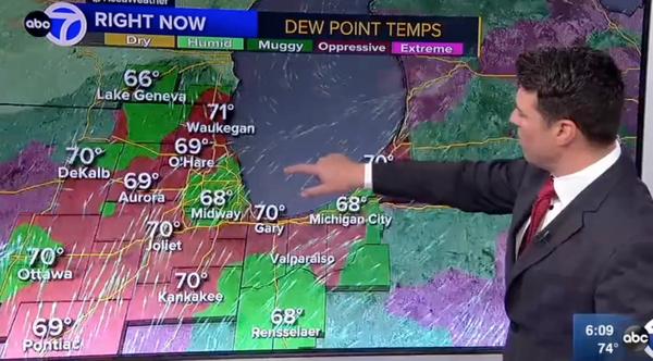 Weatherman Breaks Character On Live TV When He Discovers Monitor Is Touch Screen