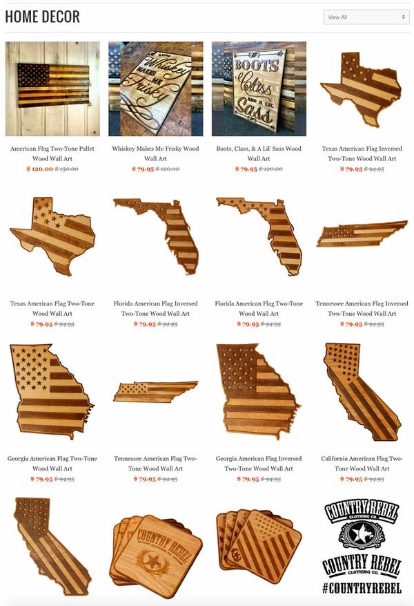 Home Decor Collection | Country Rebel Clothing Co.