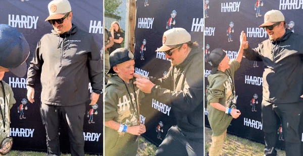 HARDY Helps Young Fan Pull Out His Tooth 