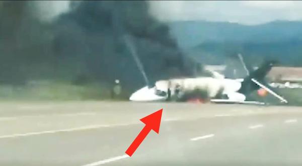 Video Shows Dale Jr. & Amy Escaping Plane After Fiery Crash