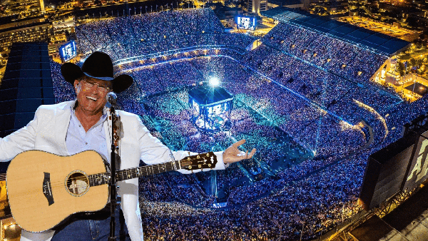 Watch More Than 110,000 People Sing Along With George Strait At Record-Breaking Concert