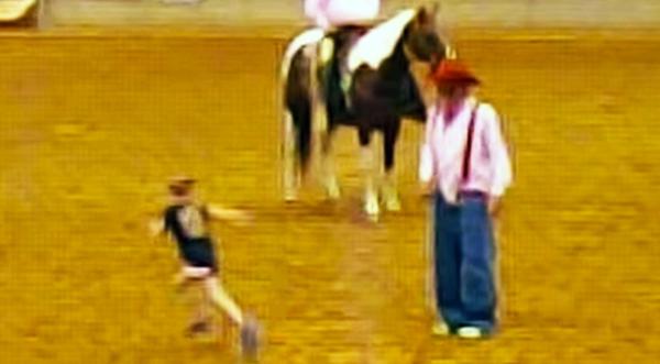 Rodeo Clown Picks On 9-Year-Old, But When She Starts Running? Jaws Drop