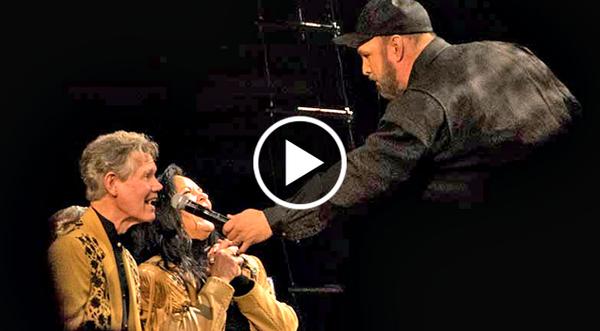 Garth Brooks Recruits Randy Travis For Iconic "Forever And Ever, Amen" Duet