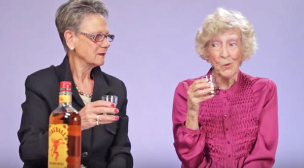 Grandmas Try Fireball Whiskey For The First Time, And It's Hilarious!