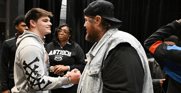 Jelly Roll Visits High school