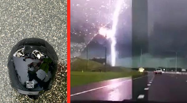 Motorcyclist Killed After Being Struck By Lightning