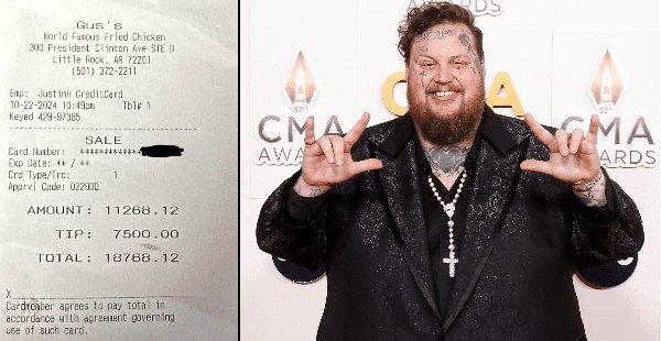 Jelly Roll Drops $7,500 Tip After Treating Fans To A Day Of Free Chicken