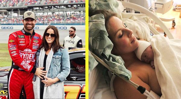 NASCAR Driver Welcomes Baby Boy