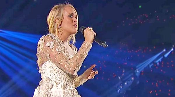 CMA Finally Debuts Official Video Of Carrie Underwood's Tearful Tribute To Vegas Victims