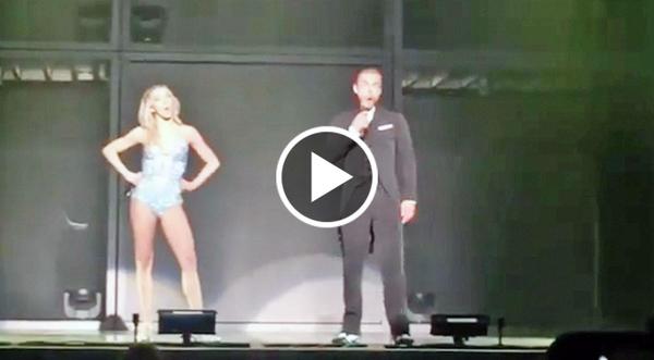 Julianne Hough Stops Show To Confront Audience Member Who Shouts Insult