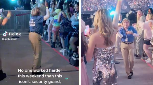 Security Guard At Taylor Swift’s Concert Goes Viral For Dancing