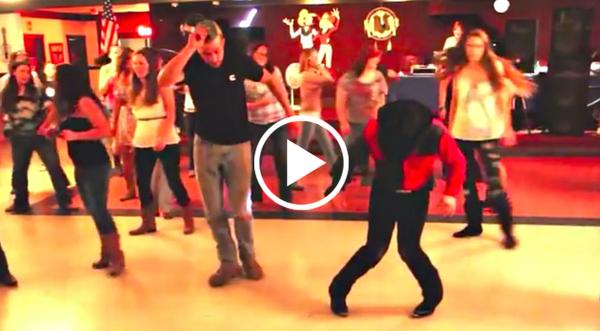 Dueling Line Dancers Have Epic Battle Over The 'Watermelon Crawl'