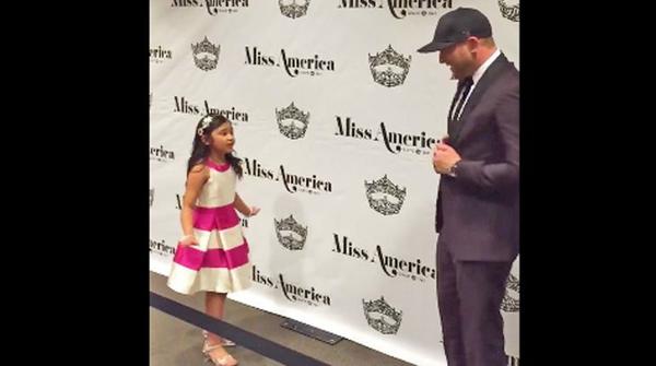Adorable Little Girl Serenades Country Star With His Own Hit