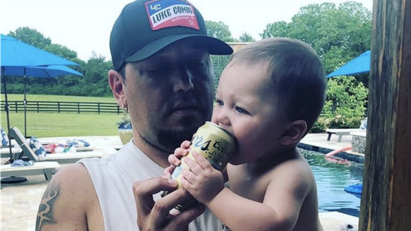 Jason Aldean Criticized For Photo Of Son With Beer, But Not For Reason You Might Think