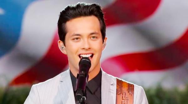 Laine Hardy Delivers Fiery 4th Of July Performance Of "Johnny B. Goode"