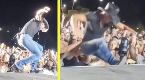 Tim McGraw Falls Off Stage During AZ Music Festival