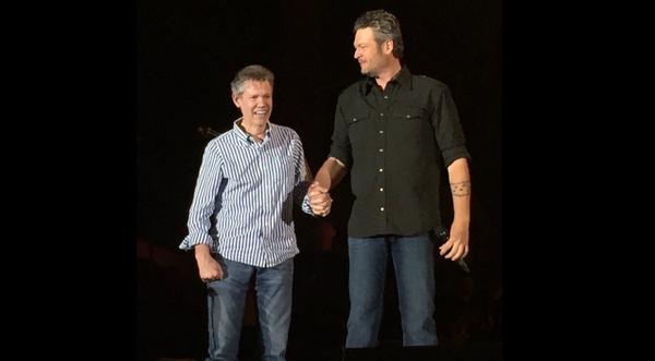Randy Travis Surprises Festival Goers When He Joins Blake Shelton On Stage