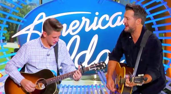Luke Bryan Reunites With Make-A-Wish Kid He Met Years Ago, Duets With Him On ‘Idol’