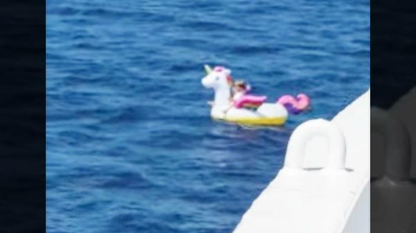 5-Year-Old Rescued After Floating Out To Sea On Blow-Up Unicorn