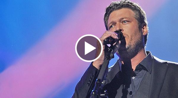 Blake Shelton Gets Emotional While Performing 'Over You' Live For The First Time