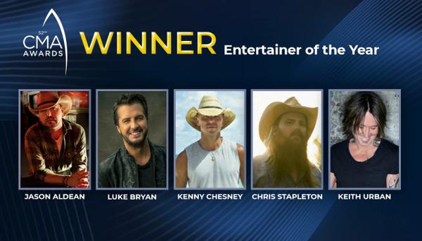 CMA Entertainer Of The Year Finally Revealed