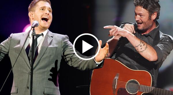 Michael Bublé Gets Twangy With HILARIOUS Blake Shelton Impression