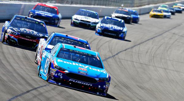 NASCAR Driver Scares Reporters When He Collapses Mid-Interview