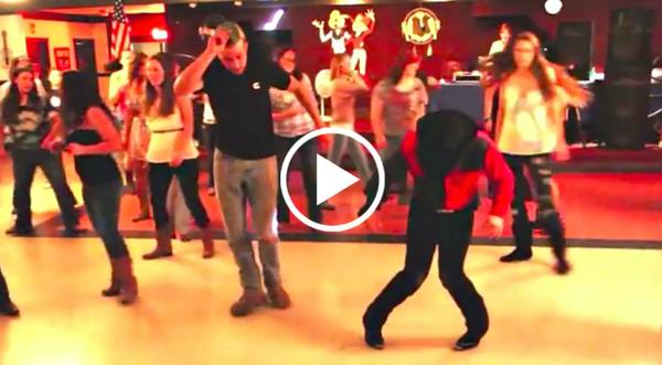 Dueling Line Dancers Have Epic Battle Over The 'Watermelon Crawl'