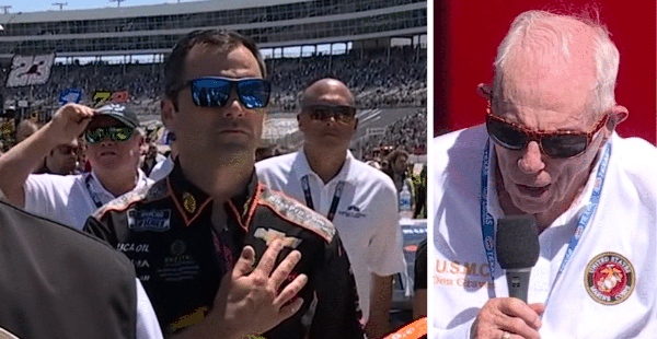 100-Year-Old Veteran Sings National Anthem 