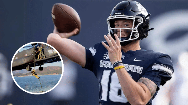 College Football Star Trades His Cleats For Navy SEALS