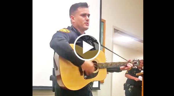 Texas Cop Stuns Fellow Officers With Unexpected Johnny Cash Cover