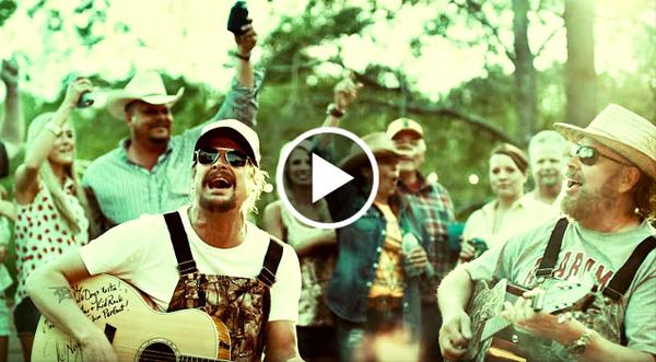 Kid Rock & Hank Williams Jr. Beam Southern Pride In Explosive 'Redneck Paradise'