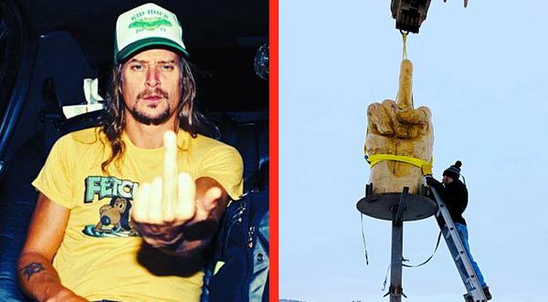 Kid Rock Brings Massive Middle Finger Statue To Nashville