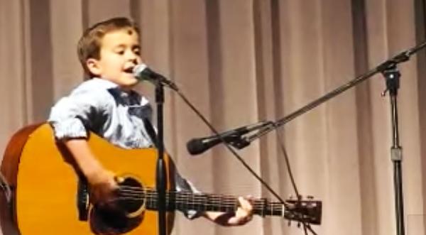 Second Grader Jolts Audience With Unthinkable Guitar Skills In Southern Classic