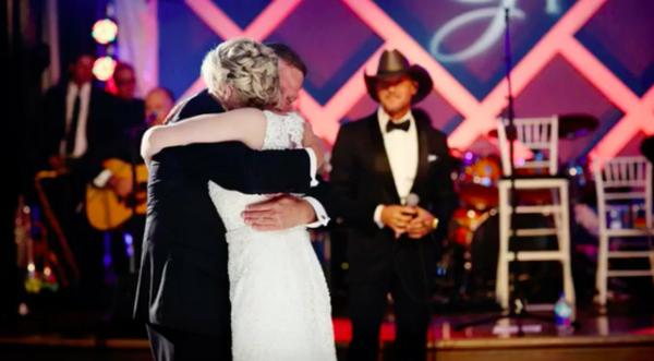Tim McGraw Crashes Wedding And Performs Emotional Song For Father-Daughter Dance