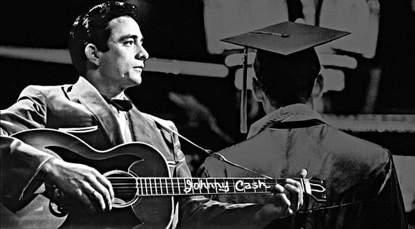 1949 – Johnny Cash Performs In Public For First Time At His High School’s Graduation
