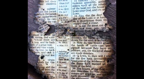 After Fire, Dollywood Worker Finds Chilling Bible Passage