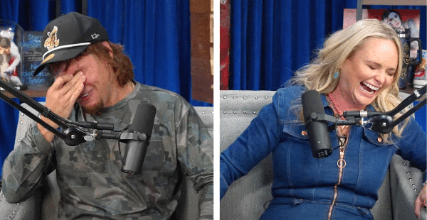 Theo Von’s Producer Plays Blake Shelton Song During Miranda Lambert Interview