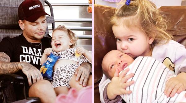 Kane Brown Shares How His 2-Year-Old Helps With Her Baby Sister