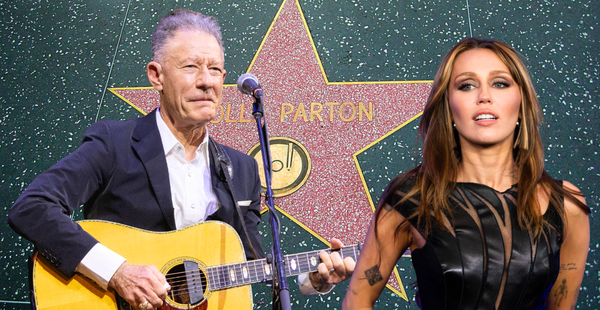 Miley Cyrus, Lyle Lovett Hollywood Walk Of Fame