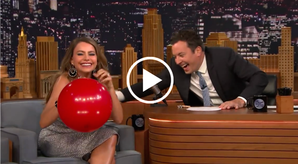 Jimmy Fallon Asks Actress To Inhale Helium, They Can't Stop Laughing When She Starts Talking