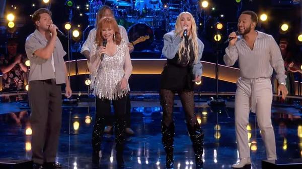 New ‘Voice’ Coaches Sing Together For The First Time 