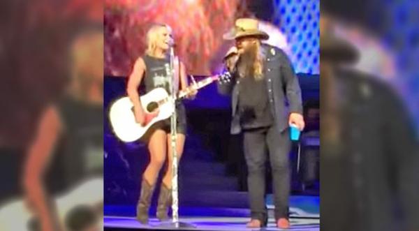 In Case You Never Realized, Chris Stapleton Sings Backup On A Miranda Lambert Song