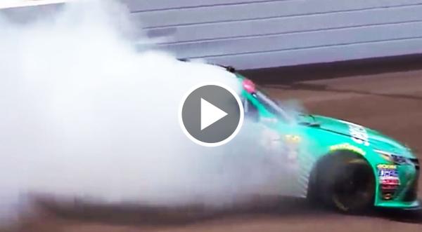 Seconds Before Crash, NASCAR Champ Does The UNTHINKABLE!! (WATCH)