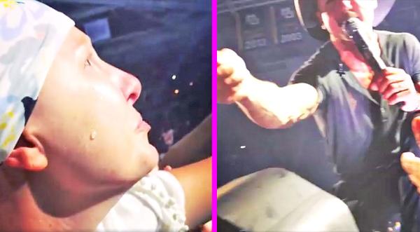 Cancer Patient Cries As Tim McGraw Takes Her Hand & Sings 'Live Like You Were Dying'